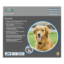 Load image into Gallery viewer, STAY &amp; PLAY® Wireless Fence with Replaceable Battery Collar
