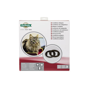 Installation Adaptor for Microchip Cat Flap & Manual-Locking Cat Flap